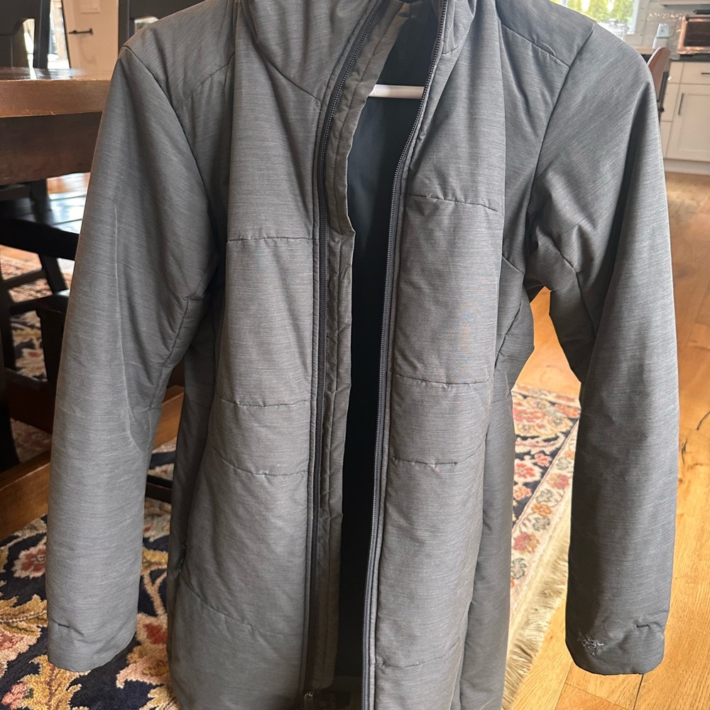 Women’s Gray Puffer Jacket with hood